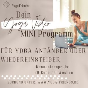 Jetzt BUCHBAR: Dein YOGA VIDEO Mini Programm - Quick and Easy - Zurück in Deinen Yoga-Kosmos
