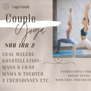 Personal Training - Couple Yoga: Das gemeinsame Yogaerlebnis - Termin Eurer Wahl